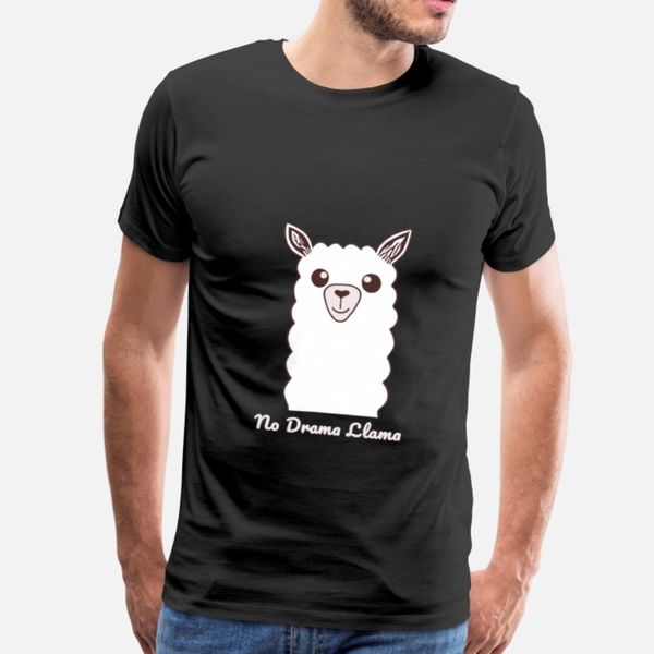 

no drama llama cute alpaca designers graphic t shirt leisure black white tracksuit hoodie sweatshirt