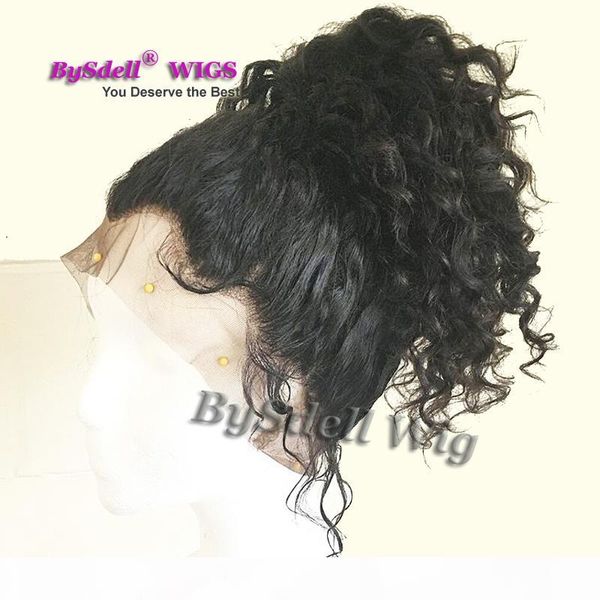 

premium natural synthetic black hair lace front full lace wig heat resistant kinky curly hair full front lace wigs with baby hair