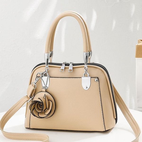 

leather fashion women's handbag large capacity exquisite solid color messenger bag shoulder bags