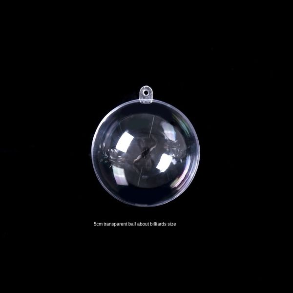 

gmedl 1dg32 plastic transparent opening box closing decorative drop candy candy christmas ball and packing box christmas ball 5-10cm