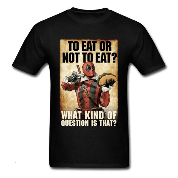

midnite star to eat or not to eat deadpool funny clothes black mutant tees taco lover sport hooded sweatshirt hoodie men t shirt