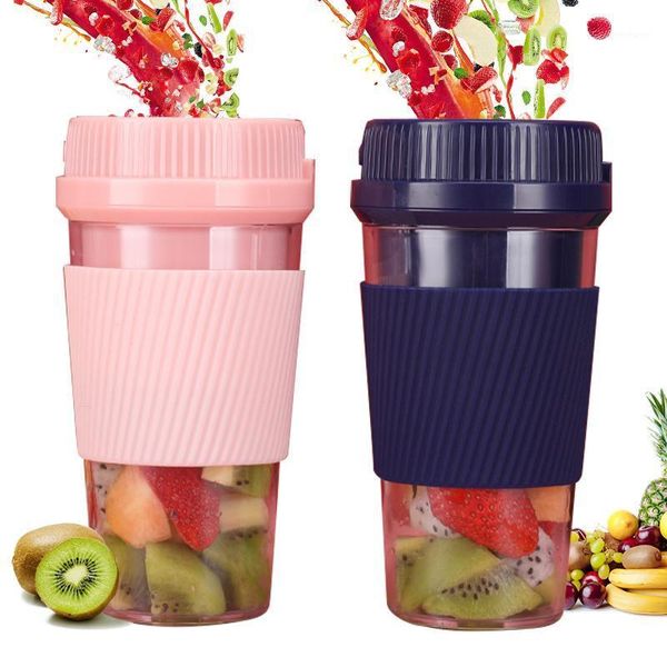 

fruit cup milk shake cup small portable blender juicer mixer processor 400ml magnetic charging 30 seconds of quick1