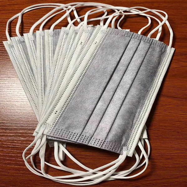 

wholesale disposable face masks with elastic ear loop 3 ply plain breathable for blocking dust air anti-pollution mask 4 n3r05