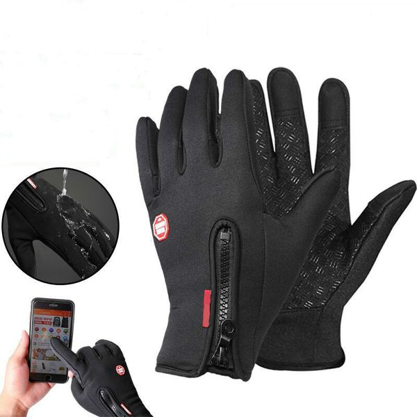 

мужчины женщины ветрозащитный велоспорт перчатки сенсорный экран перчатки езда mtb велосипед тепловое теплые мотоцикл winter осень велосипед, Blue;gray