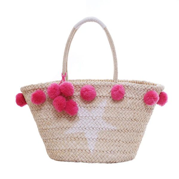 

women handbags straw beach bag fashion knitting big capacity summer hand bag luxury designer casual bucket shoulder bags ss0287
