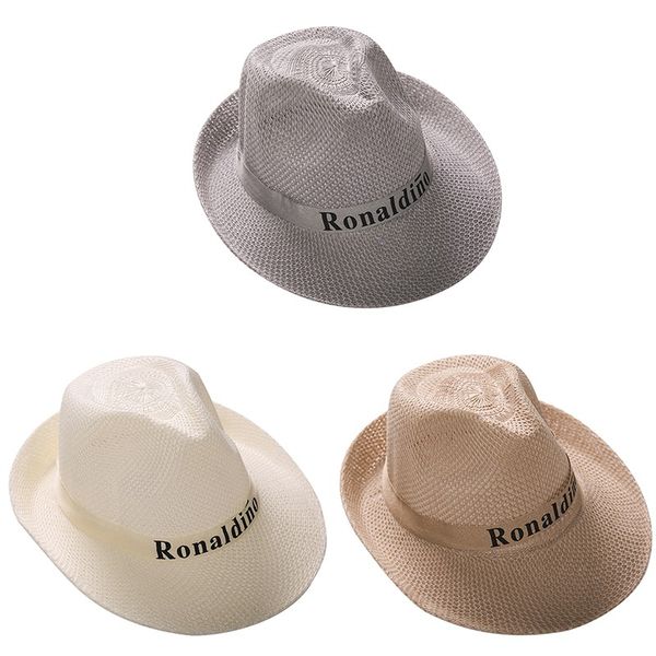 

wide brim hats sun hat back jazz stylish temperament beach uv visor, Blue;gray