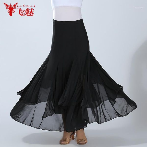 

square dancing/gb modern dancing full-skirted dress waltz bust dance skirt1, Black;red