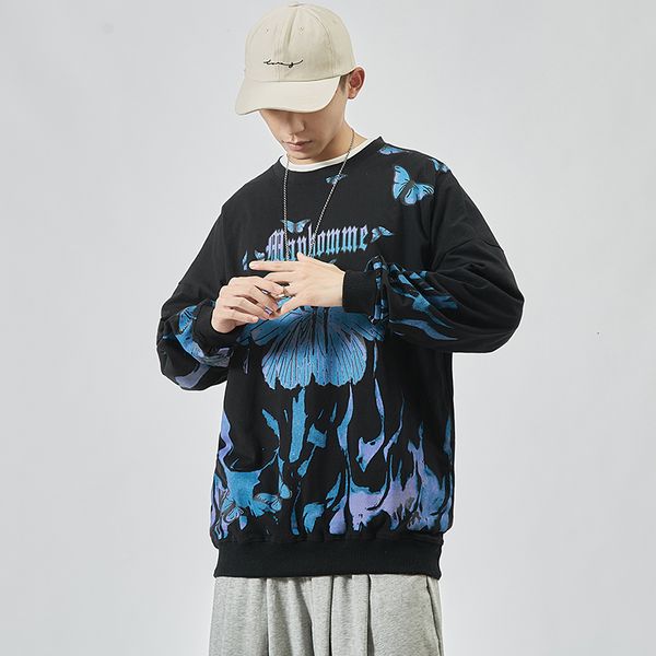 

2021 long sleeves print men's tshirts new spring autumn clothes man's classic t-shirt black white tees 9az6, White;black