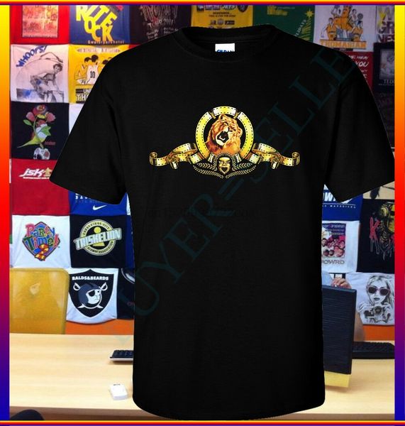

new metro goldwyn mayer studios logo t shirt s-2xl american media company sport hooded sweatshirt hoodie
