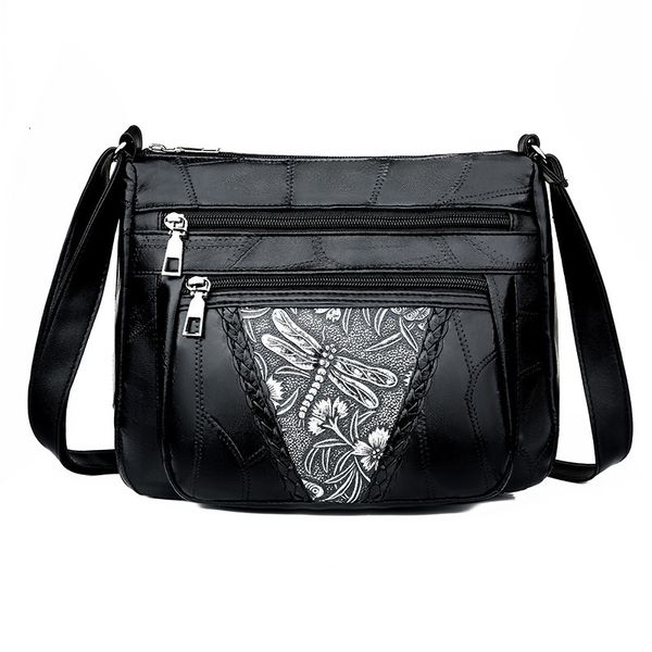 

hbp non-brand women's bag new popular fashion leisure middle aged women's mother bag soft leather texture small square bag 1 sport