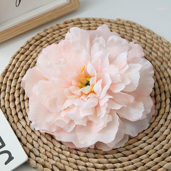 

16cm artificial peony flower head high quantity artificial flowers silk decorative fake flower for home wedding wall decor1