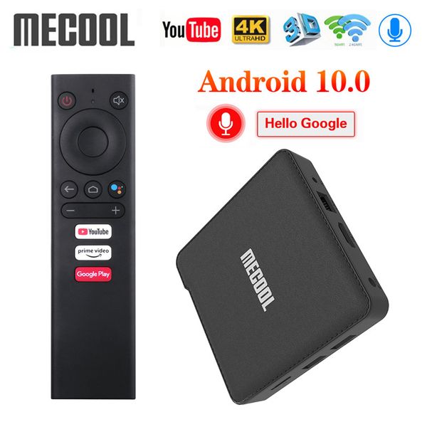 

mecool km1 android 10.0 tv box 4gb 64gb amlogic s905x3 5g wifi 4k bt4.2 voice control google certified tv box