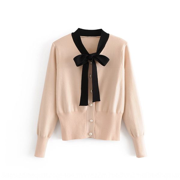 

japanese korean pearlpearlbutterfly pearlwomen's spring autumn bow pearl button sweater cardigan b8347 japanese and korean pearlpearlbu, White;black