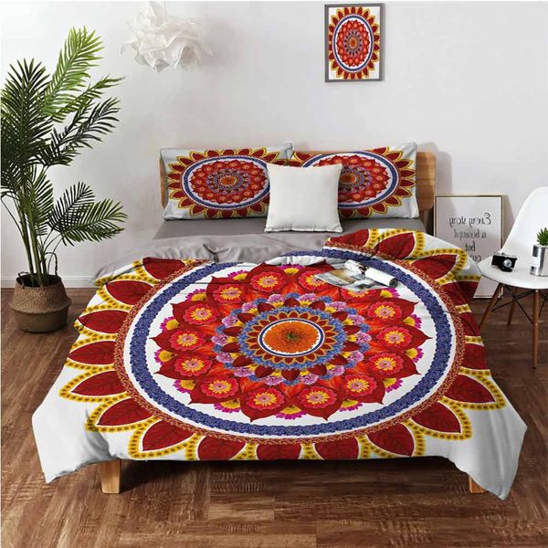 

round figure with leaves and summer meadow daisies sunflowers colorful joyouscartoon skin friendly three piece set
