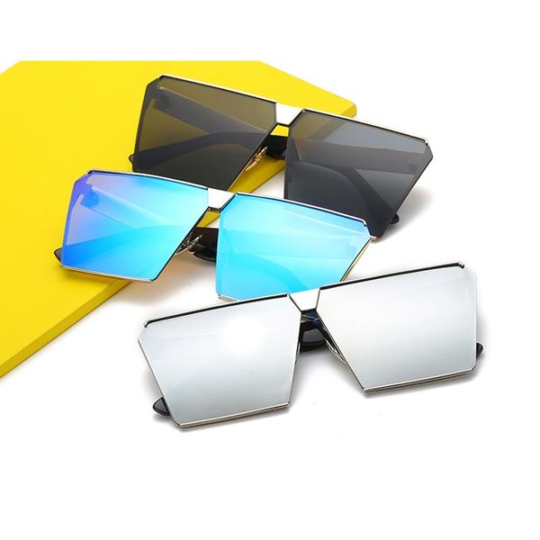 

sunglasses square women sun glasses female eyewear eyeglasses metal frame clear lens uv400 mirror shade fashion driving new, White;black