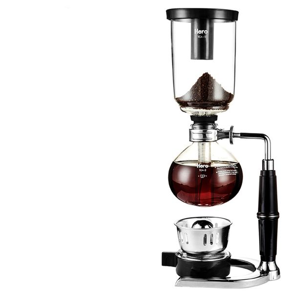 

Siphon Coffee Pot Home Commercial Glass Hand Coffee Maker Heat-resistant Tabletop Cafetera arcoiris and so on
