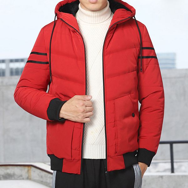 

parkas men thick down jacket 2020fw classic active outerwear womens winter coats casual jackets mens for whosale warm clothes, Black