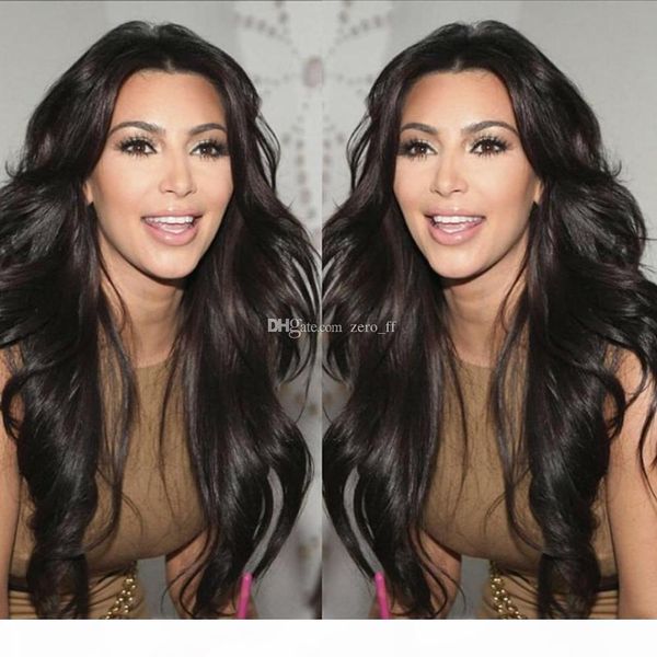 

glueless 5*4.5'' silk full lace wig body wave human hair silk based wig virgin brazilian full silk wig bleached knots, Black;brown
