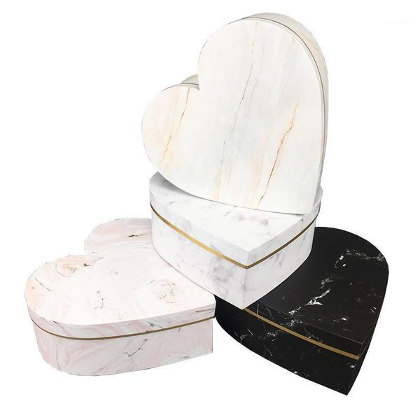 

gift wrap 3pc/set 33cm florist boxes candy heart shaped box roses packaging for gifts christmas flower wedding decoration1