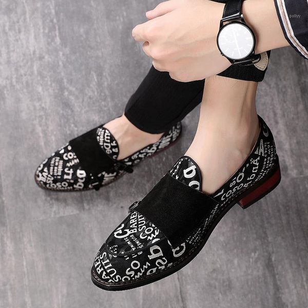 

dress shoes men male man formal plus size men's luxury loafers business driving zapatos de hombres personlizar m08681, Black