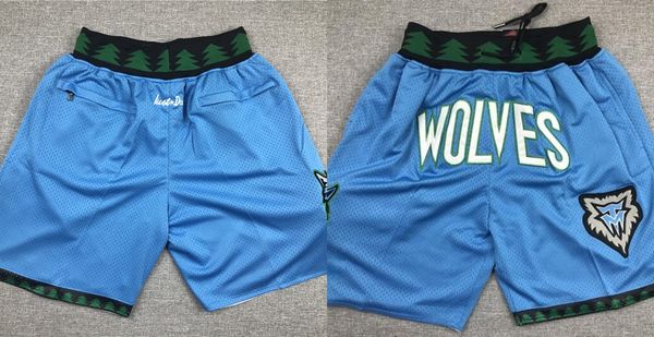 

minnesota timberwolves men just don hardwood basketball shorts, Black