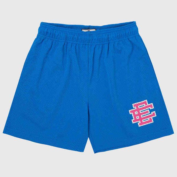 

fashion luxury summer men's brand shorts eric emanuel ee basic short designers newyork city skyline fitness beach breathable women mesh, White;black