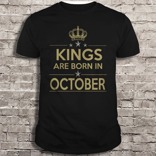 

men t shirt kings are born in october version2 women t-shirt sport hooded sweatshirt hoodie