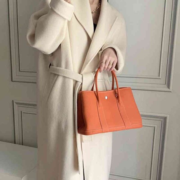 

lomantina 100% genuine cowhide leather luxury handbag designer garden party tote bag women famous brand