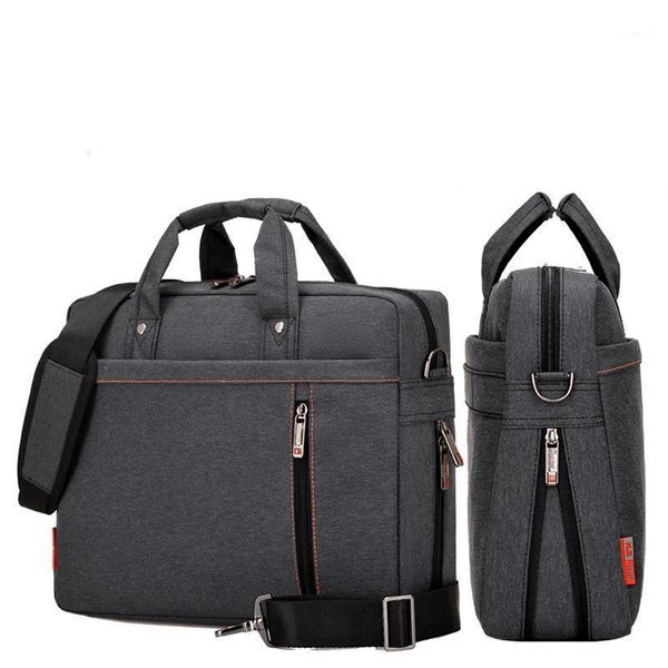 

brand waterproof men women 14 15.6 inch lapbriefcase business handbag for men large capacity messenger bag briefcase1