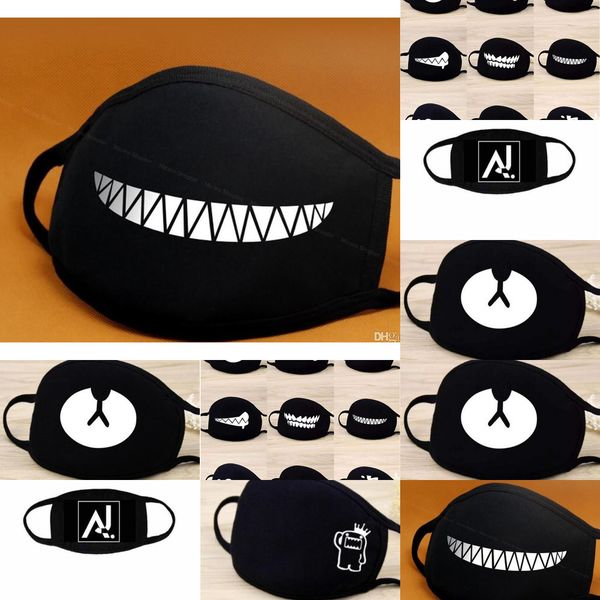 

face cartoon pattern mask teeth funny 1pc cute anti dust winter warm mouth mask multi st au6uau6u 1vsm