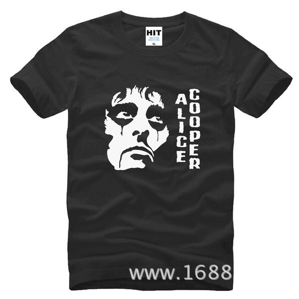 

punk rock alice cooper loose t shirt t shirt for 2015 short sleeve casual tee camisetas masculina sport hooded sweatshirt hoodie