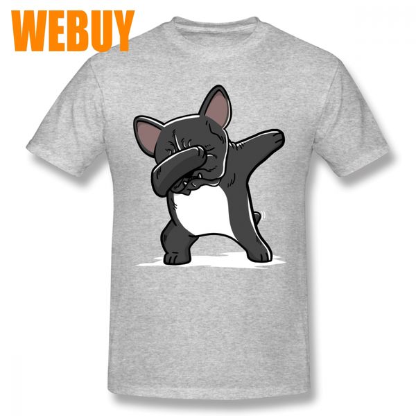 

leisure dabbing french bulldog funny leisure big size short sleeve 3d print breathable funny design hooded sweatshirt hoodie men t shirt