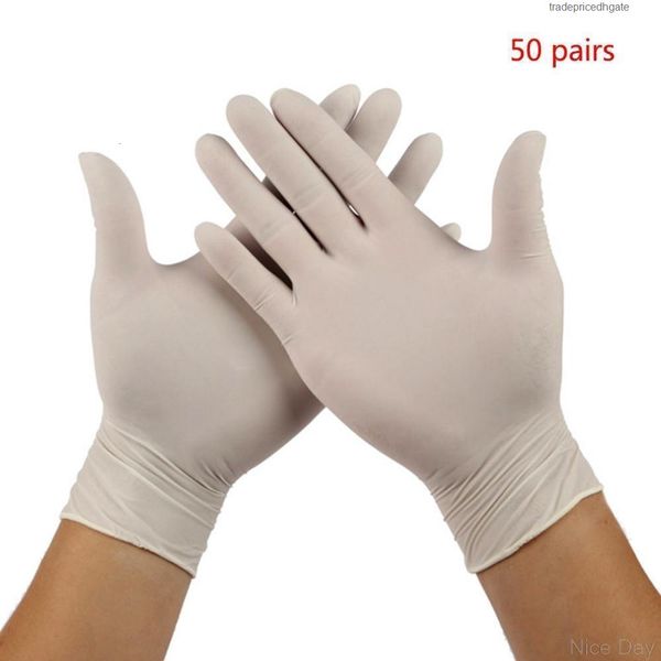 

nitrile disposable 50 gloves pairs rubber latex glove exam grade m25 20 dropship 3hs1k
