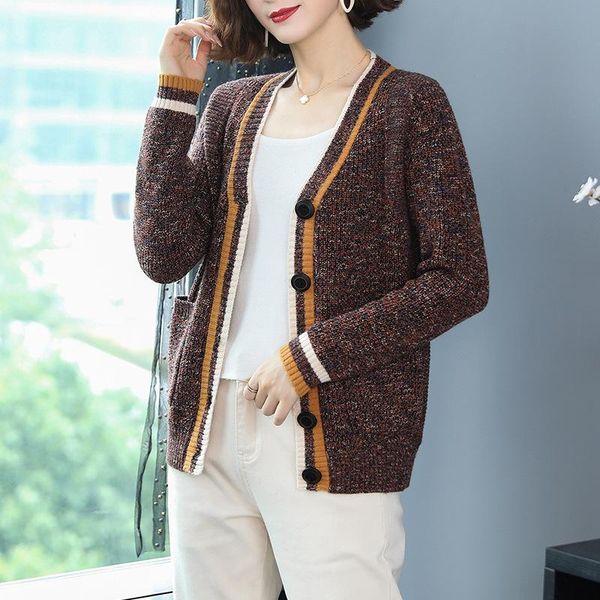 

v-neck outdoor cardigan women slimming thin 2020 new style fashion early autumn coat versatile autumn women's young, White