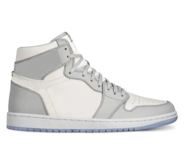 grey and white basketball shoes