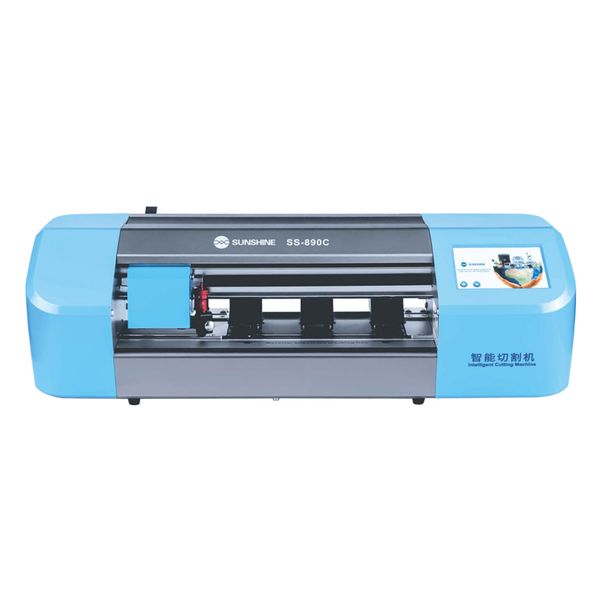 Máquina de corte a laser de filme automático SS890c Protetor de capa traseira de tela LCD de telefone para câmera de relógio de iPhone