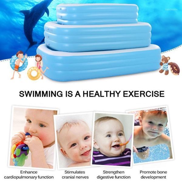 

pool & accessories 130/150/190cm inflatable swimming adults kids bathing tub outdoor indoor for kids1