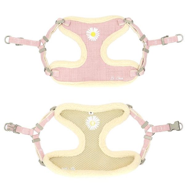 

soft warm pet dog harnesses vest leash set adjustable padded puppy cat harness lead for small medium dogs cats chihuahu jllquu