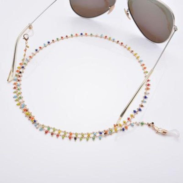

multi color rice beads glasses chain fashion glasses hanging rope glasses holder sunglasses accessories multi color rice h jllxnq