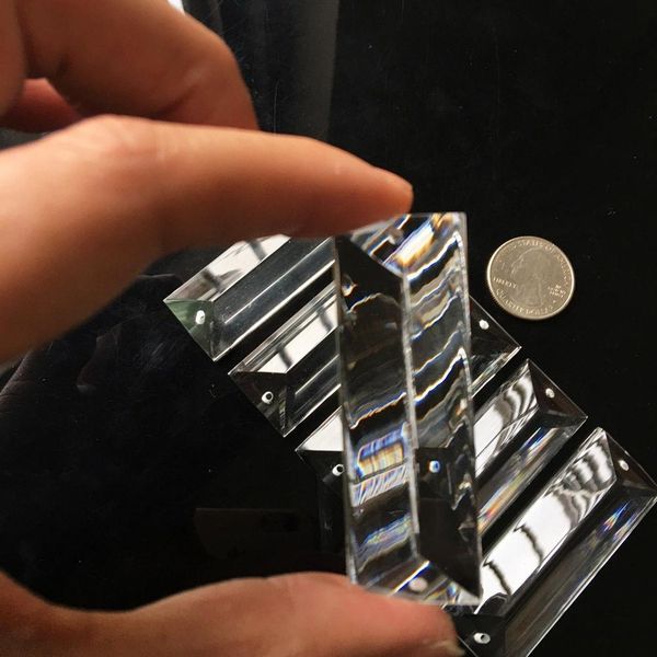 

5pcs glass chandelier 6m crystal prism pendant icicle suncatcher glass art hanging ornament home decor h jllikt