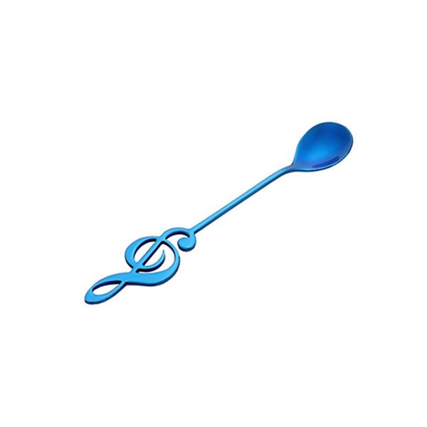 

304 stainless steel musical notes spoon coffee spoon tea stirring spoon music bar ice mug dessert scoop creative cutlery h bbyvec
