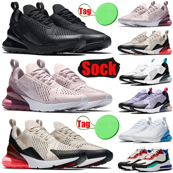 

with sock tag react men women running shoes triple black white cactus barely rose be true mens womens trainers sports sneakers runners size