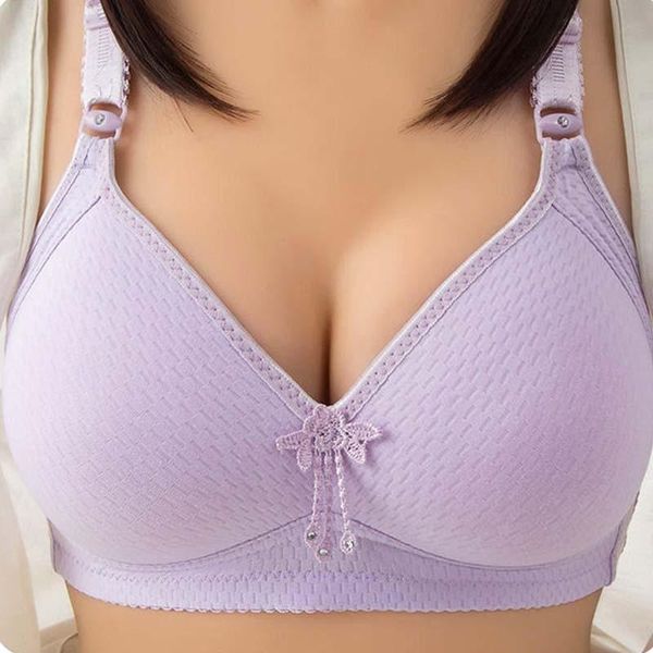 

bras women's bra 2021 solid color wire brassiere back closure seamless bralette female breathable comfy underwear lingerie, Red;black