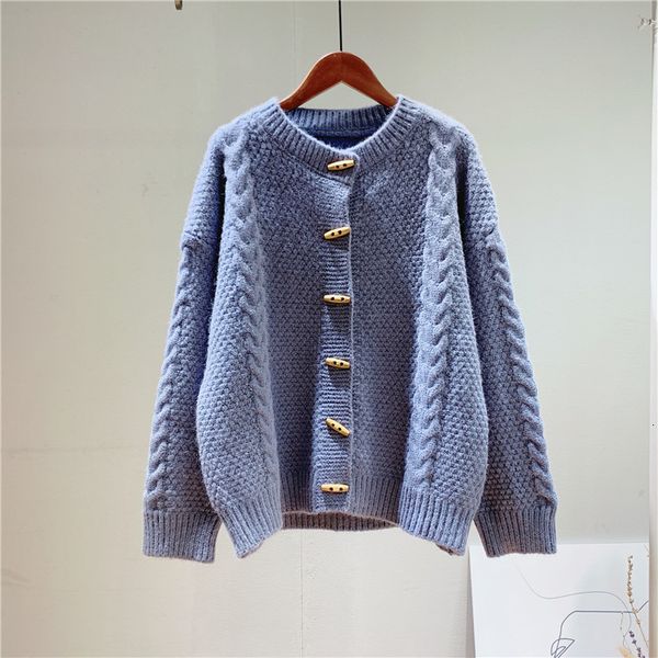 

2021 new autumn v-neck long sleeve pure color warm sweater poncho winter casual women cardigans pull femme ar43, White;black
