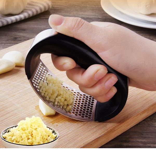 

mini garlic grater presses crusher chopper slicer stainless steel hand presser grinder vegetable garlic squeezer kitche bbythp