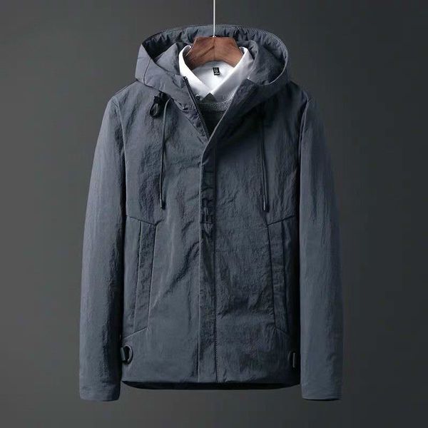 

spring and autumn youth trim casual men's thin gas jacket kg-259, Black;brown