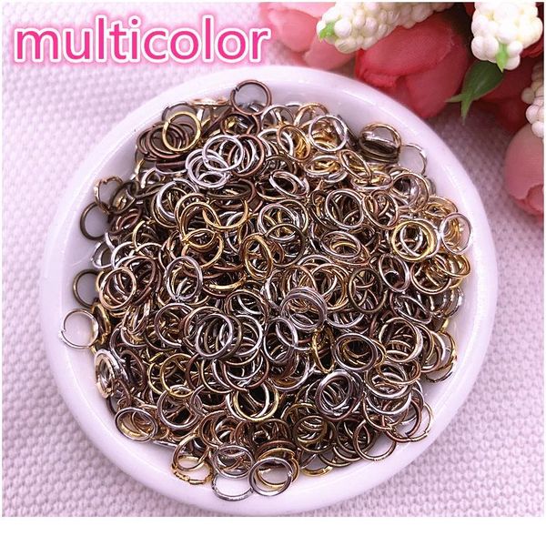 

4/6/8mm jump ring single loop open jump rings split rings for jewelry necklace bracelet chain connector findings conn qyltyv