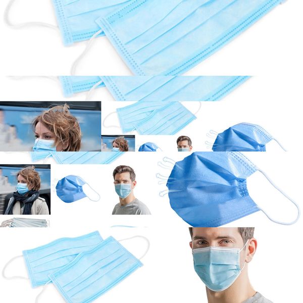 

mask dust face layer face ear-loop disposable three masks cover 3-ply non-woven disposable dust 4tga1fzs 5iul