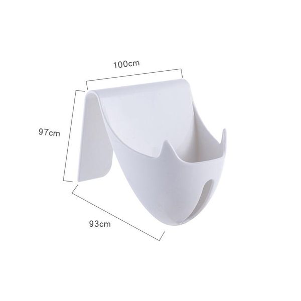

drain soap box sucker soap holder dish bathroom organizer storage box plastic tray holder container pp wall-mounted punch-q sqcoaf