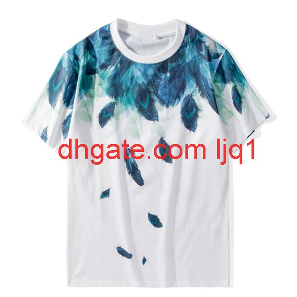 

summer mens t shirt soft cotton short sleeves fashion trend men women print tees white, White;black